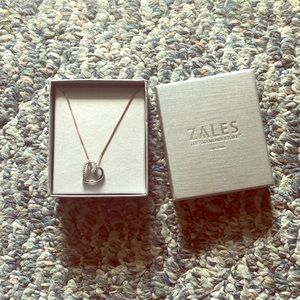 Zales diamond heart necklace